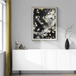 Where the gold lies - a large original painting unframed
