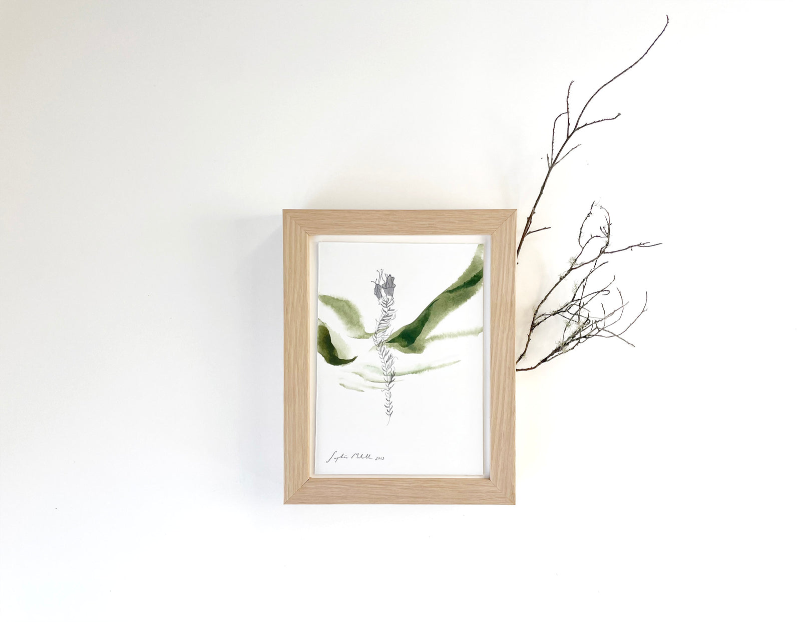 I choose my path - a small (5 x 7") original watercolour painting