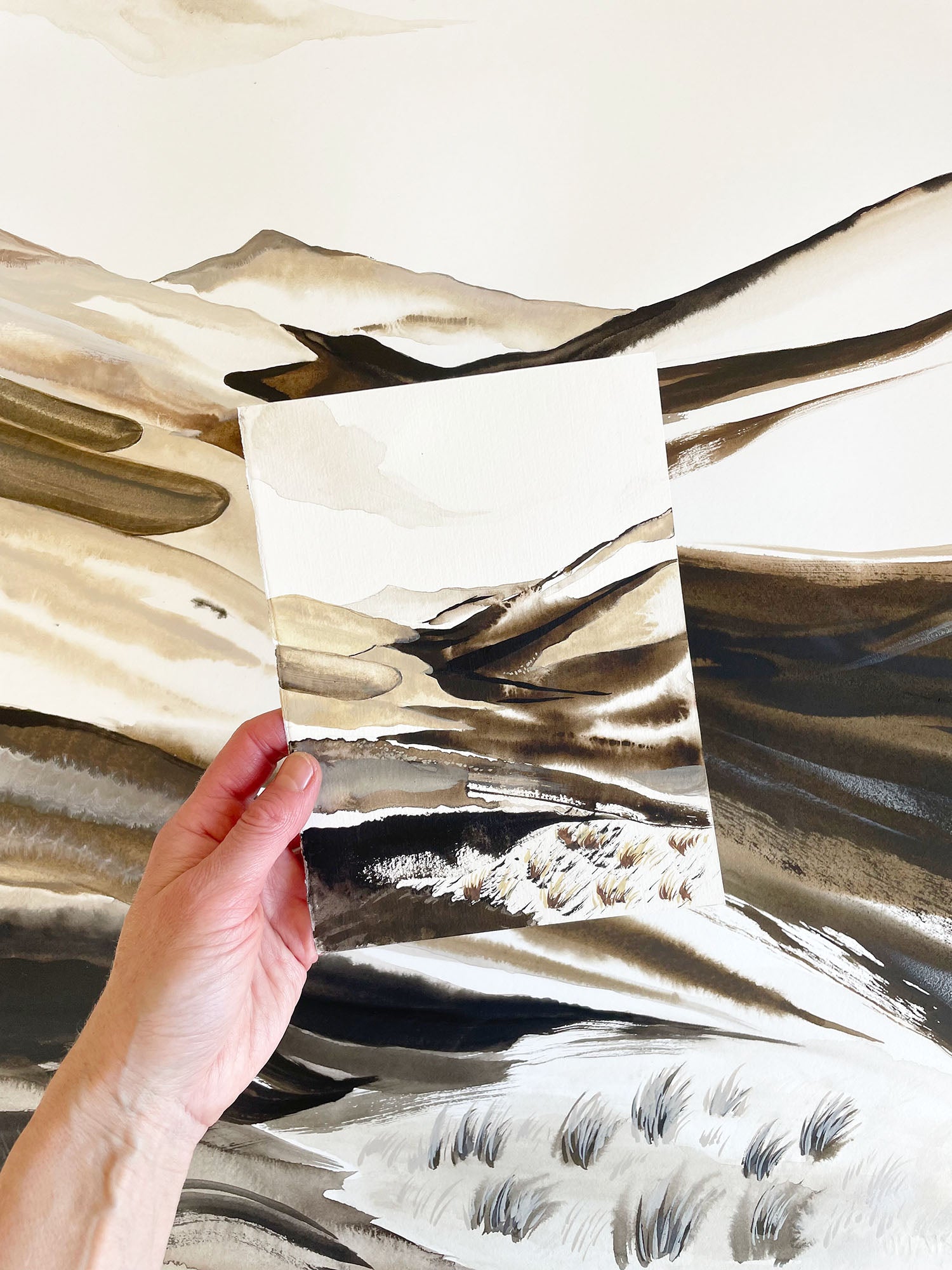 'What guides you' study (6 x 8") original watercolour