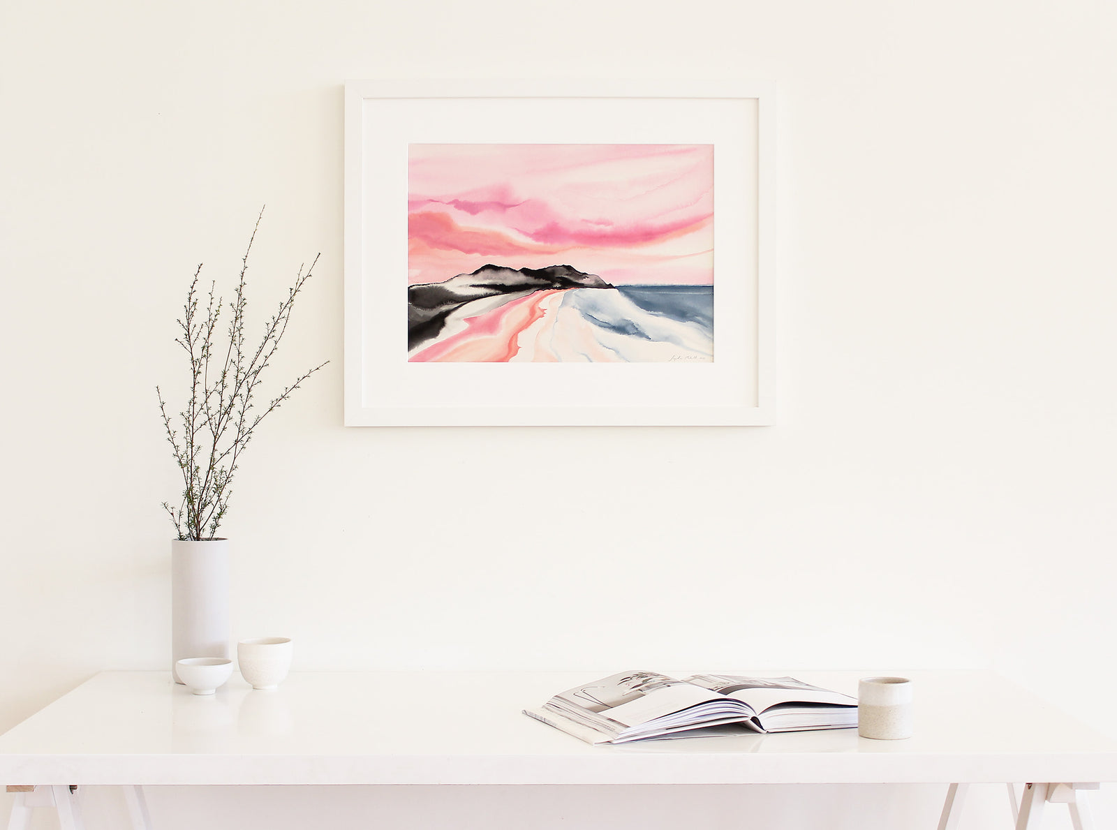 "I am at one with the universe" - an original painting