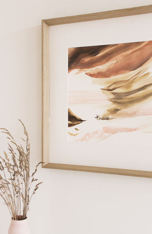 In flow - a large original watercolour painting