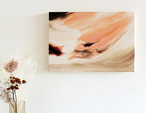 Only now - a medium original acrylic painting (framed)
