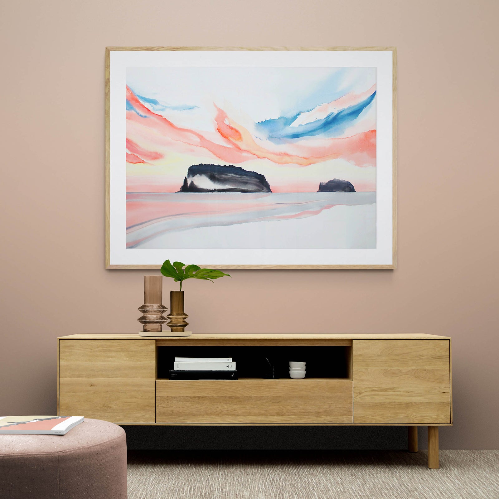 Quiet awareness I - an extra large original painting