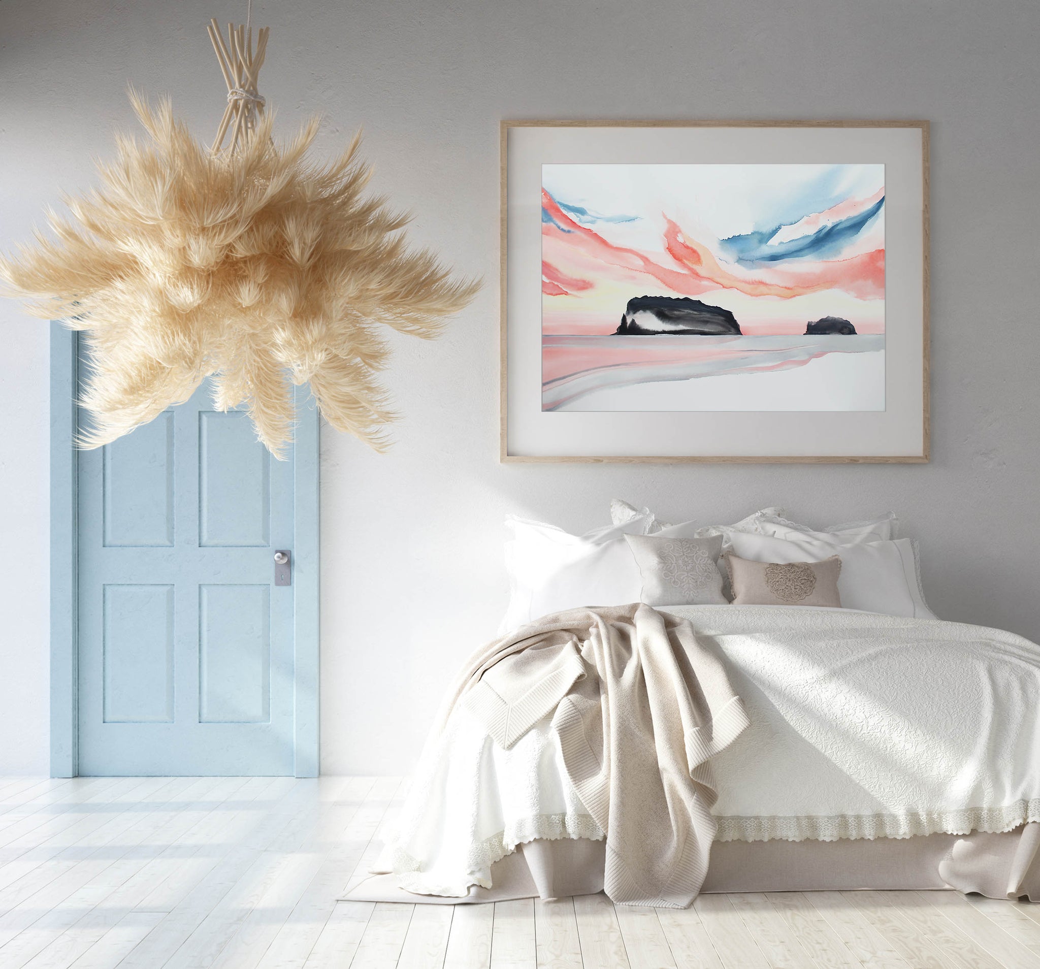 Quiet awareness I - an extra large original painting