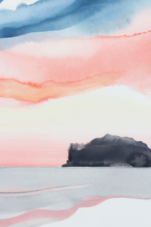 Quiet awareness I - an extra large original painting