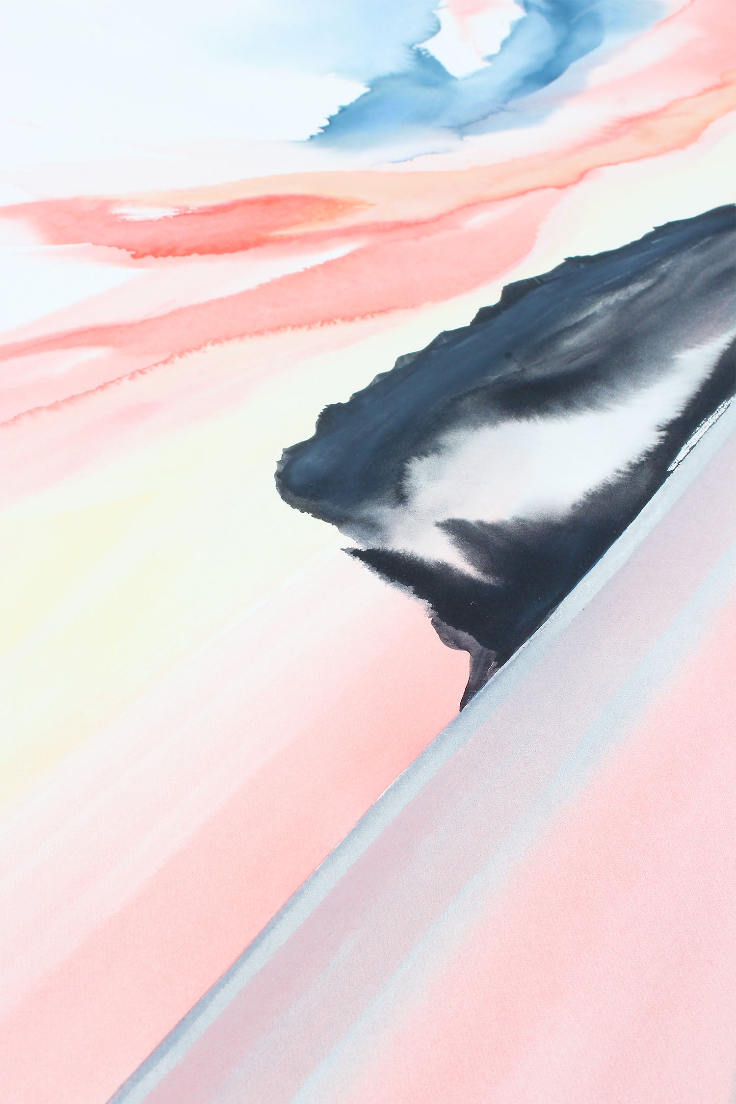 Quiet awareness I - an extra large original painting