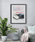 Rising III - a large original framed painting