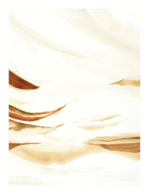 Slow - a large original watercolour painting