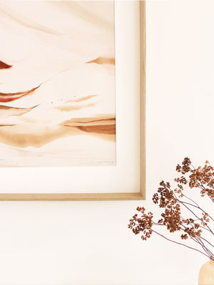 Slow - a large original watercolour painting