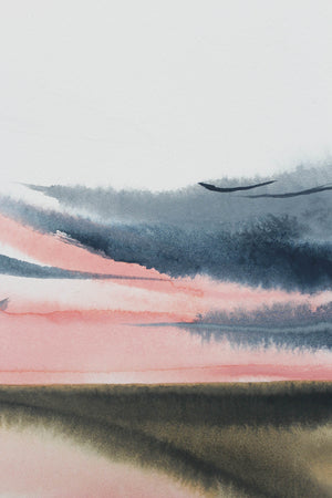 Surrender and Flow II - a small (8 x 10") original painting