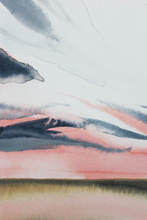 Surrender and Flow II - a small (8 x 10") original painting