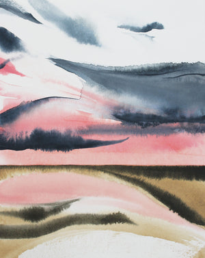 Surrender and Flow IV- a small (8 x 10") original painting