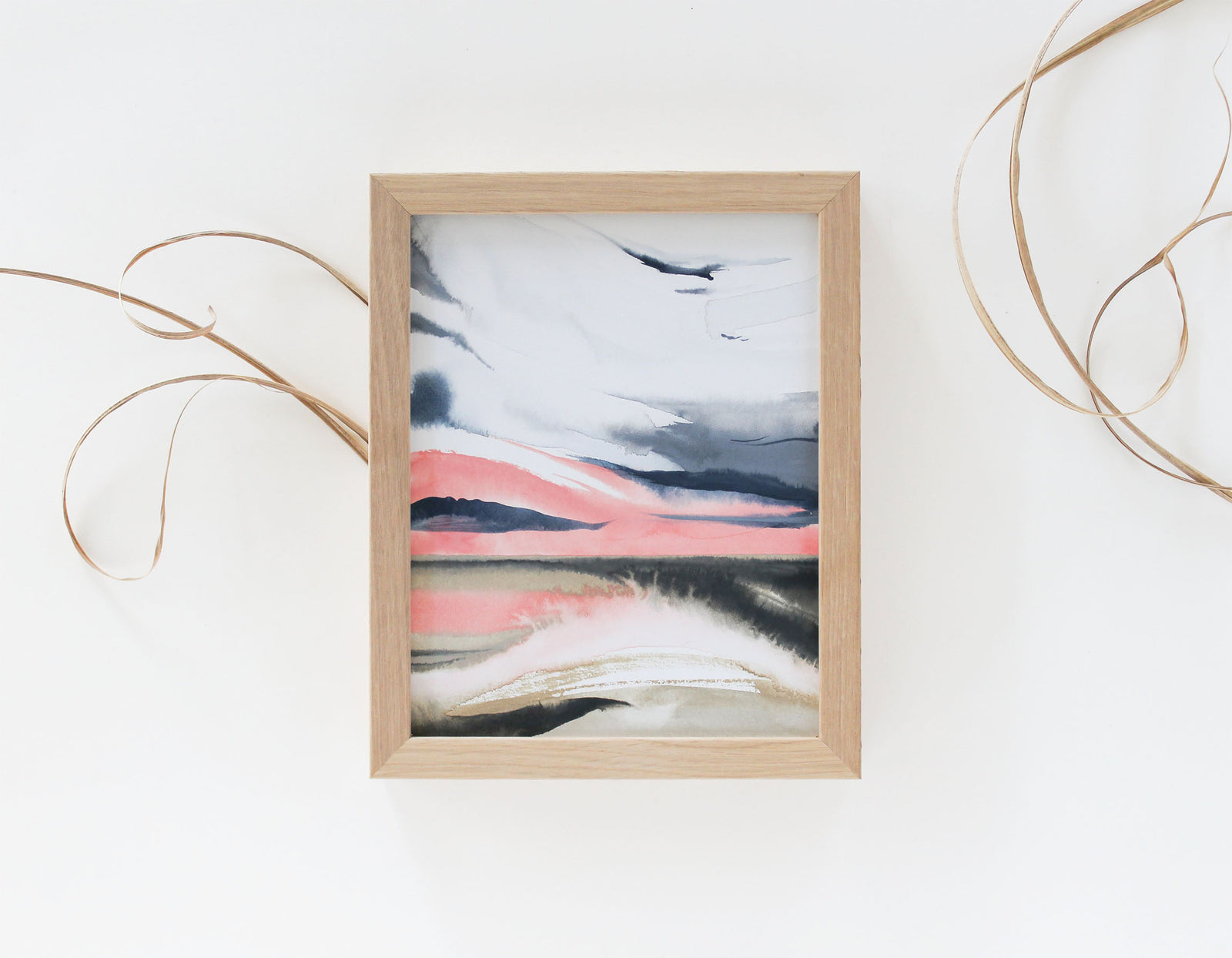 Surrender and Flow I - a small (8 x 10") original painting