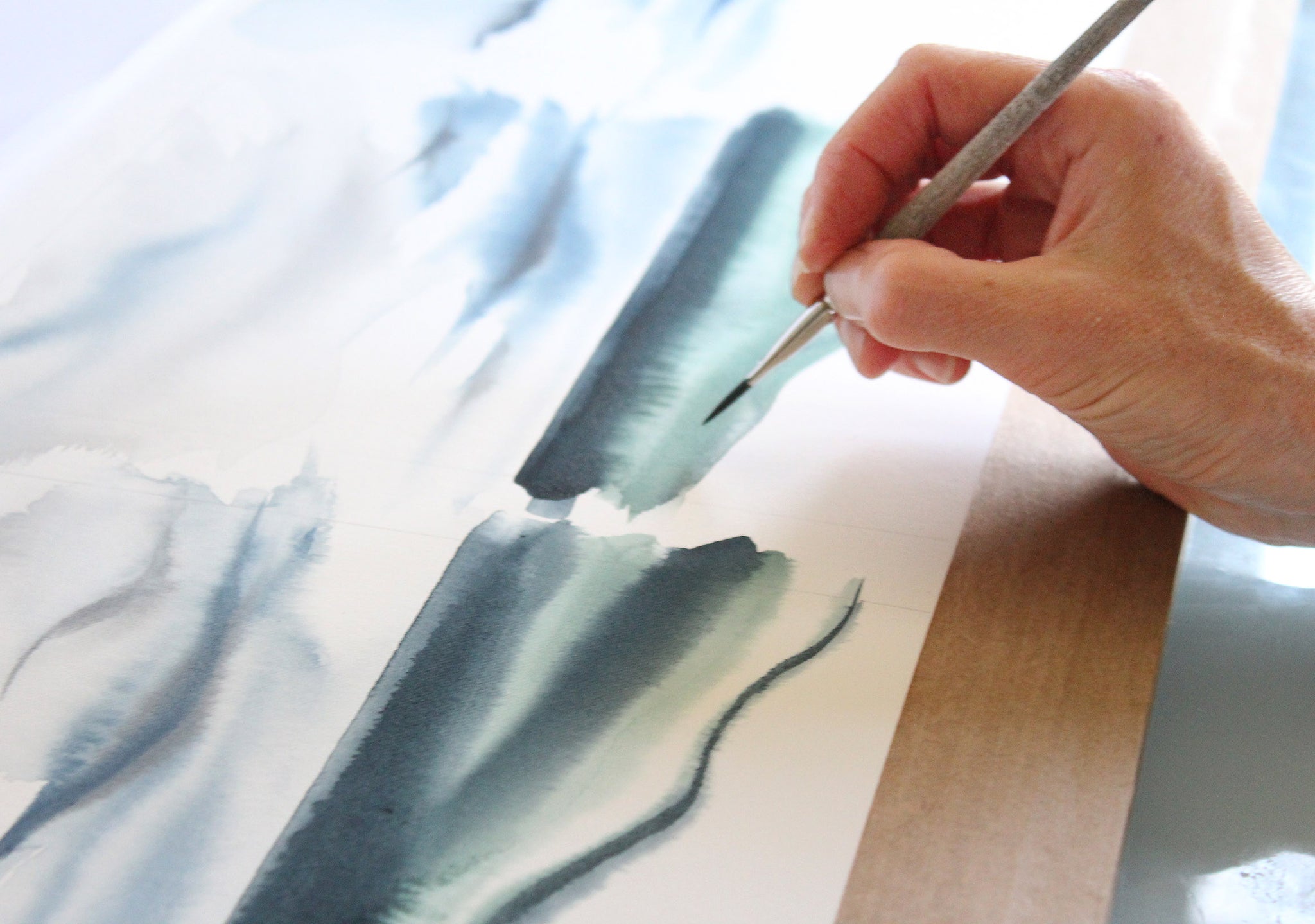 Trust your intuition II - a small original painting